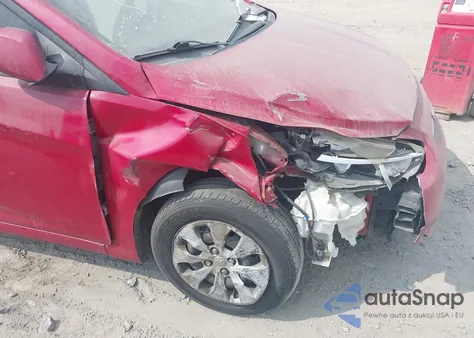 2017 Hyundai Accent Se z USA, uszkodzony, nr VIN KMHCT4AE1HU220866